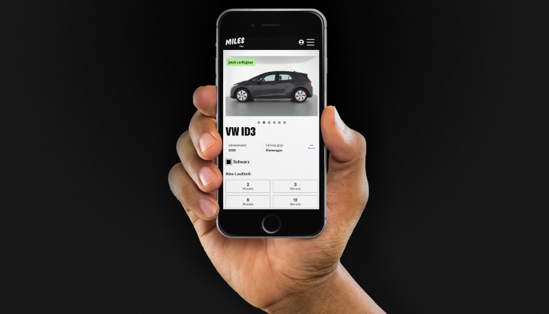 Projekt im Bereich Digitale Experience: Abo-Service für Miles Mobility