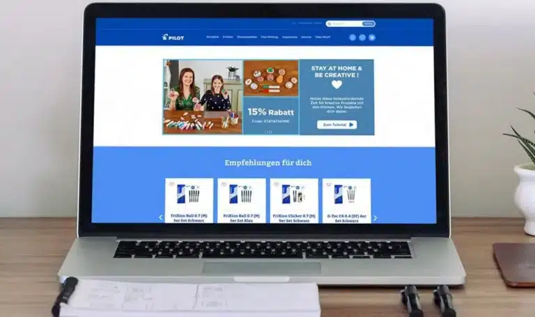Ein Stift für alle Fälle: der neue PILOT Shopware Shop