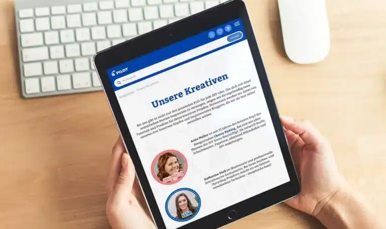 Ein Stift für alle Fälle: der neue PILOT Shopware Shop