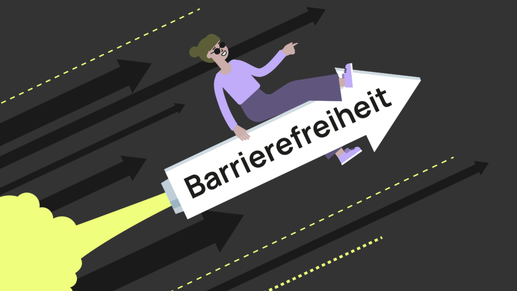 Visuelle Grafik zum Thema Barrierefreiheit