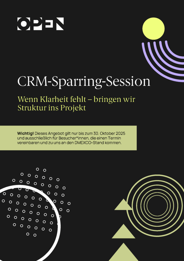 CRM Sparring Session Angebot HubSpot DMEXCO 2025