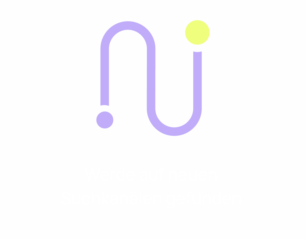 Darstellung eines Strings der einen neuen Endpunkt findet. Damit wird visualisiert, dass man auf neuen Suchkanälen gefunden werden kann